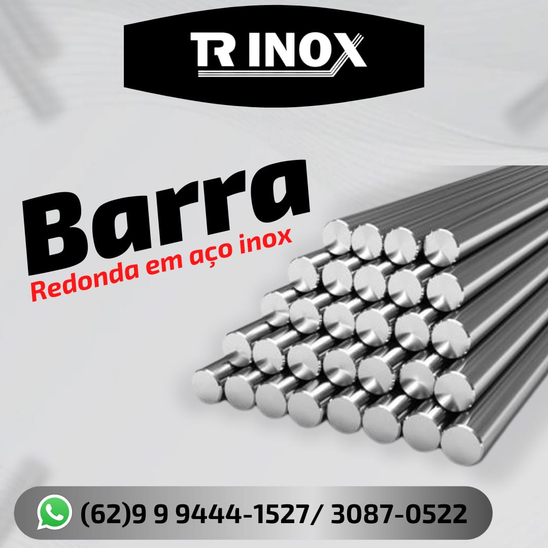 Barra Redonda em Aço inox